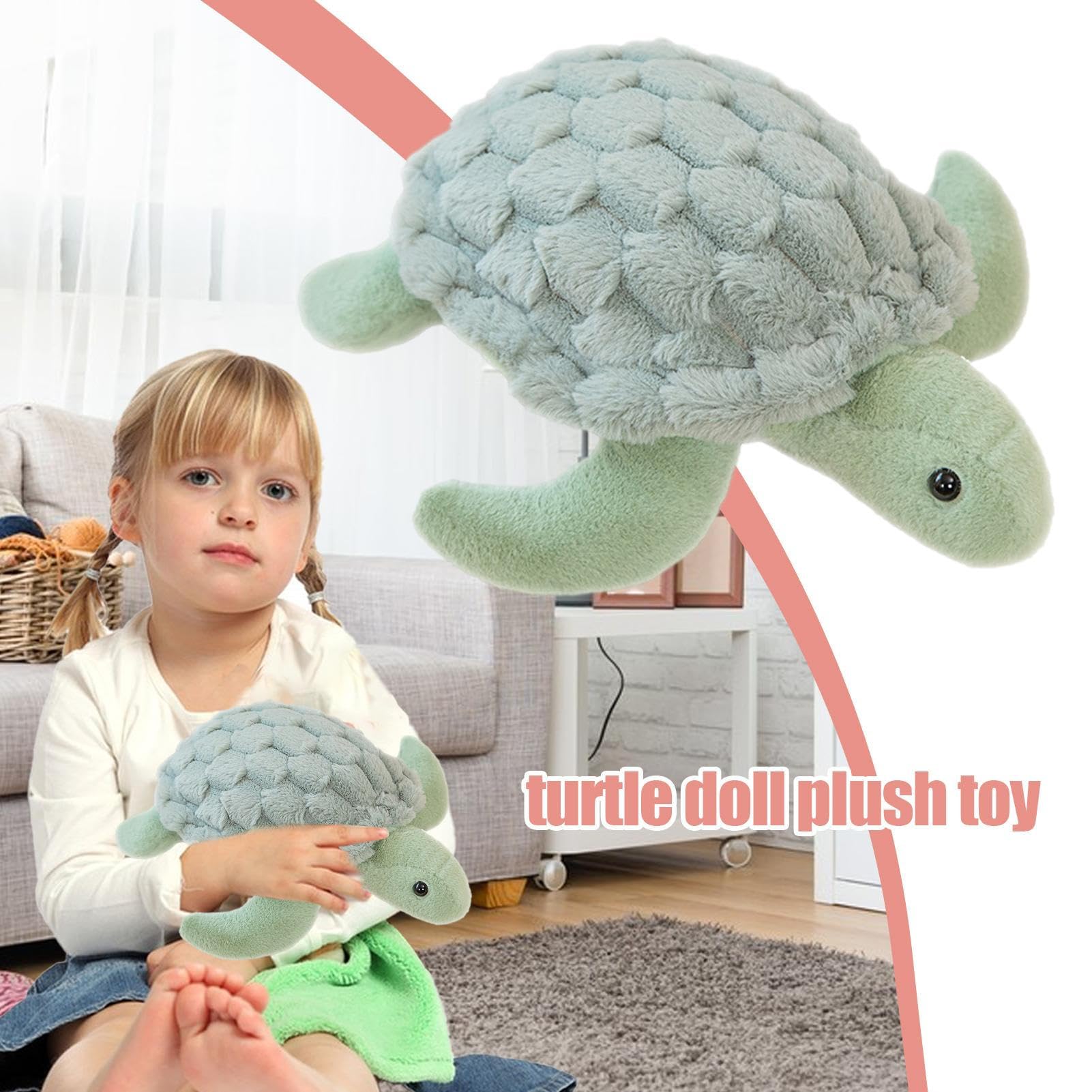 Amazon.co.jp: 亀のぬいぐるみ ピンク グリーン ソフト